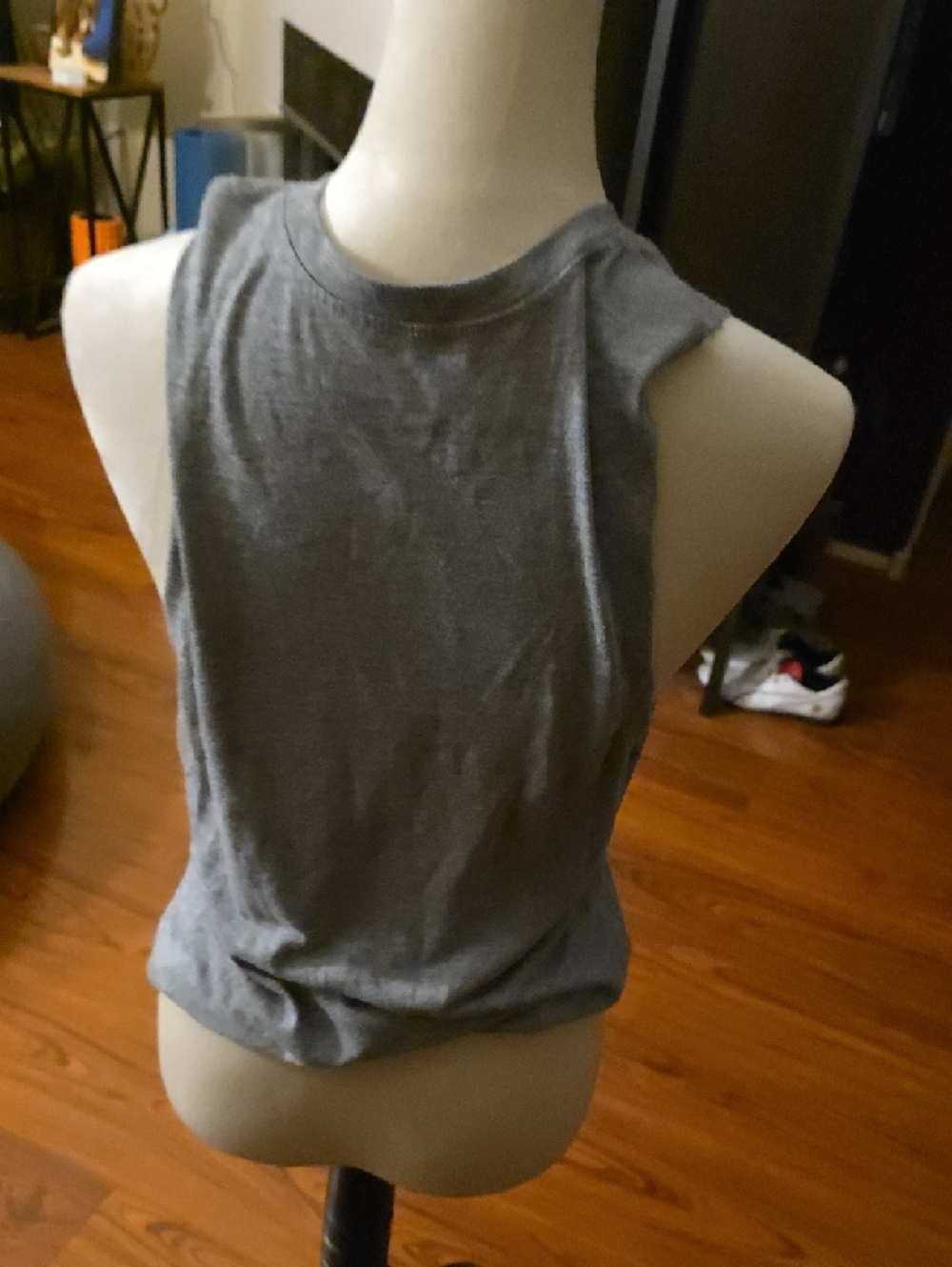 Fifth Sun Gray Graphic Tank with Subtle Logo - Picture 3 of 3